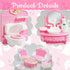 20 Pieces Doll House Furniture and Accessories Set, Mini Dollhouse Furniture 1:12 Scale Bedroom Living Room Bathroom