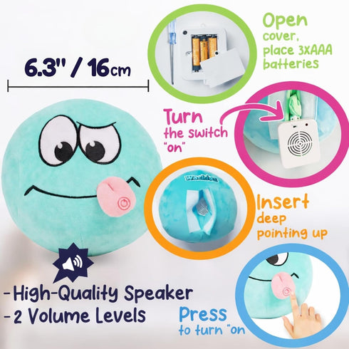 Wackiez 50 15 Wacky Ball - Musical Talking Game of Action & Funny Tasks | Silly Challenges + Dance Music Tracks |