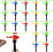 XIPEGPA 20PCS Colorful Helicopter Airplane Flying Helicopter with Airplane Launcher for Party Favors