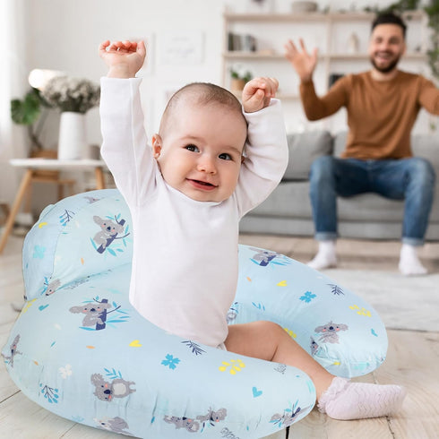 AMASKY Nursing Pillow for Breastfeeding, Breastfeeding Pillows for More Support for Mom and Baby, with Plus Size