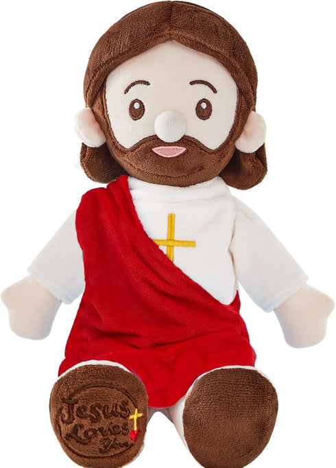 Jesus Plush Doll Jesus Plushie Stuffed Toy Christian Stuff Religious for Kids