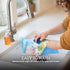 Klean Kids Silicone Placemats for Toddlers - 2 Pack (Mermaid and Princess) Non-Slip with Travel Bag