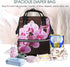 DWVTSLH Backpack Mummy Backpack Orchid Flower Diaper Bag Multifunction Nappy Bags Waterproof Large Capacity Travel