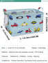 FANKANG Foldable Canvas Storage Basket, Waterproof PE Coating Nursery Hamper for Office, Bedroom, Clothes, Toys