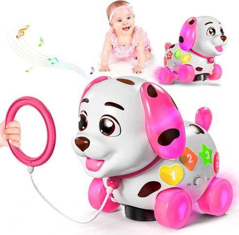 ToddlerCley Musical Puppy Toys for 1 Year Old Girl Gifts, 1st Birthday