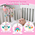 0-6 Car Seat Toys for Infants months, Spiral Hanging Crib Stroller Activity Toys with Rattles, Baby Car Seat