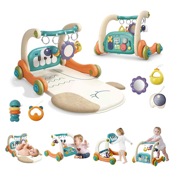 3 in 1 Baby Activity Gym Center, Tummy Time Play Mat Gym,