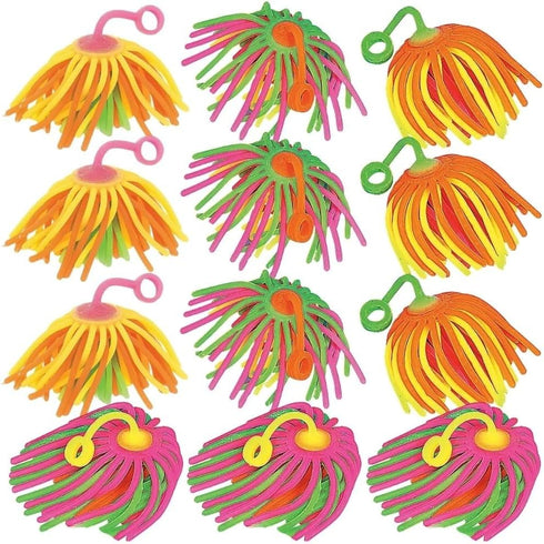 Fun Express Neon Stretchy Noodle Ball Yo Yos Party Favors for Kids
