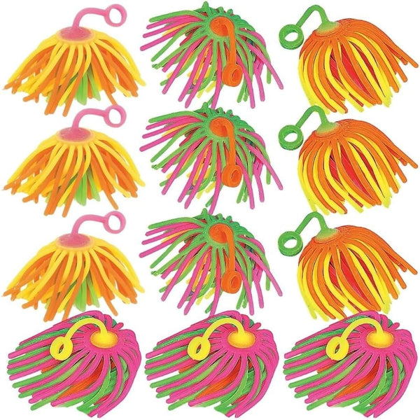 Fun Express Neon Stretchy Noodle Ball Yo Yos Party Favors for Kids