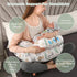 BATTOP Nursing Pillow for Breastfeeding,Bottle Feeding, Plus Size Breastfeeding Pillows with Adjustable Waist Strap