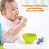 2 Pcs Toddler Utensils Set, Stainless Steel Forks and Spoons for Children, Safe Flatware Metal Kids Cutlery with Round