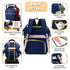 Backpack ROSEGIN Diaper Bag with Changing Pad, Pacifier Case, Baby Bag for Boy Girl Toddler - Large, Stylish