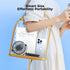 VETIFINAL 3-Speed Summer Portable Stroller Mini Fan - Flexible Personal Fan Clip on for Bed Sleep, Rechargeable Battery