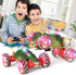 Dinosaur Remote Control Car, 2.4Ghz 4WD RC Cars with Dinosaur Sounds & Light Music, Gesture Sensing Remote Control Car