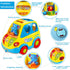 1 6-12-18 1 2 3 Baby Toys for Year Old Boy Girl Gift Musical Bus Baby Toys Months Toddler Early Learning Montessori