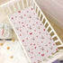SDMKA 28x52 Inch Christmas Pattern Crib Sheets for Boys Girls - Portable Microfiber Fitted Crib Sheet for Standard Crib
