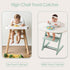 MITCHENIFY Food Catcher Fit for Stokke Tripp Trapp High Chair, Waterproof Long Sleeve Eating Bib, Baby Feeding