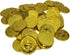 100Pcs Plastic Play Coins Gold Pirate Treasure Hunt Coins - Toys for Kids Party Theme Props & Decoration