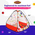 Kids Ball Pit Pop up Play Tent, Playhouse for Boys Girls Toddlers, Indoor Outdoor Toy with 50 Ball Pit Balls Included