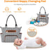 8pc Set, Moclever Diaper Tote Baby Essentials with Multifunctional Diaper Bags, Bottle & Mesh Bag