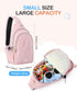Pack 2 AGPTEK GPTEK Diaper Sling Bag, Small Crossbody Bags for Mom with Insulted Pockets & Water Bottle Holder