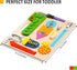 1 2 3 Montessori Busy Board for Toddlers, Wooden Sensory Toys, Preschool Learning Activities for Fine Motor Skills