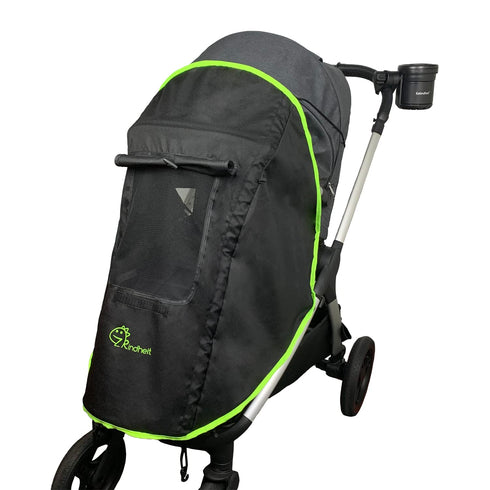 Universal Sun Shade and Mosquito Shield for Strollers, Blackout Cover Accessory for Boys and Girls