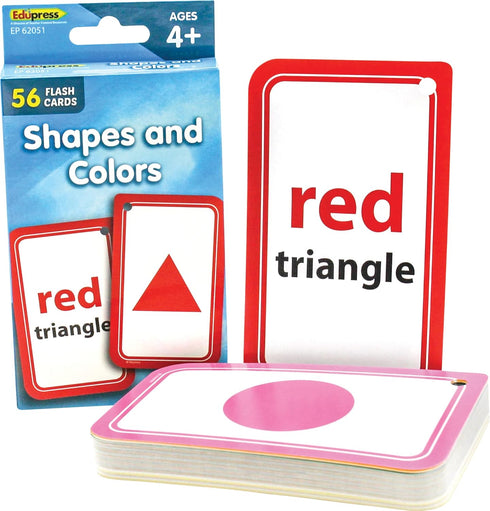 Teacher Created Resources Shapes and Colors Flash Cards (EP62051) - Medium Size