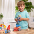 Set (54 Melissa & Doug Blockables Vehicles Snap and Play, Mix and Match Connectable Wooden Building Blocks Play Toy