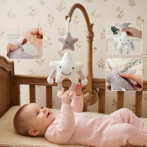 Set, Golray Baby Shower Gifts for Girls, Baby Girl Gifts Baskets with Musical Plush Toy, Blanket/Bodysuit New Born
