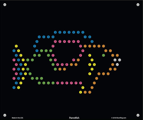 Under The Sea Refill Templates for Basic Fun Lite Brite Ultimate Classic - 10 Sheets, 7x8