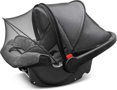 Cheermomo Car Seat Canopy, Baby Car Seat Cover, Mosquito Net with 2-Way Zipper