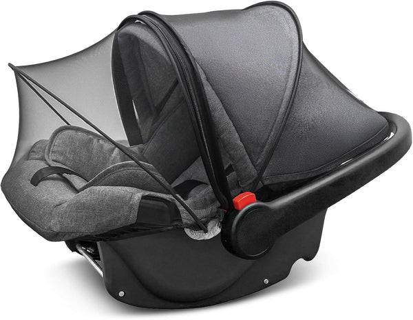 Cheermomo Car Seat Canopy, Baby Car Seat Cover, Mosquito Net with 2-Way Zipper