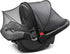 Cheermomo Car Seat Canopy, Baby Car Seat Cover, Mosquito Net with 2-Way Zipper