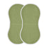 Emelivor Set 4 Moss Green Muslin Burp Cloths for Baby Super Soft Baby Burp Cloths of Absorbent Baby Washcloths Bibs