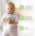 8 Pack Cotton Bandana Bibs for Babies, Absorbent Drool Bibs for Feeding & Teething, Secure Fit, Neutral Colors
