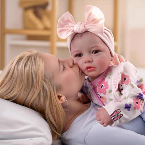 20-inch BABESIDE Reborn Baby Dolls - Cute Soft Vinyl Realistic Baby Doll Real Life Baby Dolls with Complete Accessories