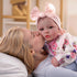 20-inch BABESIDE Reborn Baby Dolls - Cute Soft Vinyl Realistic Baby Doll Real Life Baby Dolls with Complete Accessories