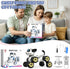 8WD 2.4GHz Programmable 3 4 5 6 7 8 Paaxido Stunt RC Car Robot Dog Toys, Remote Control Car Dog Toys with LED Eyes