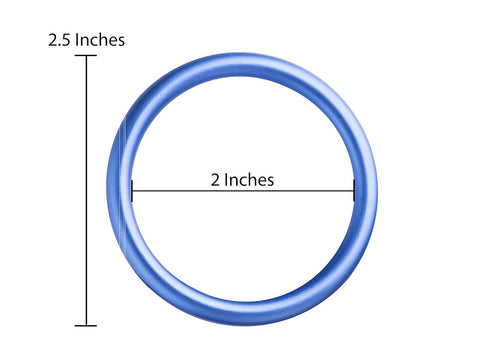 Sleeping Moon 2.5 Inch Pair of Baby Sling Rings for Wraps and Carriers, Strong, Durable Anodized Aluminum