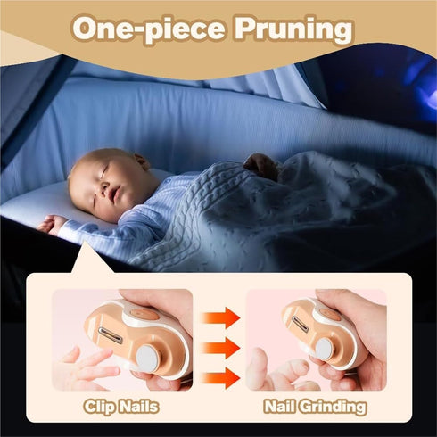 Busaiu 2 Trimmer, Electric Nail Clipper, Speed Wireless Charging Electric Nail Electric Nail Clippersr Safe for Babies
