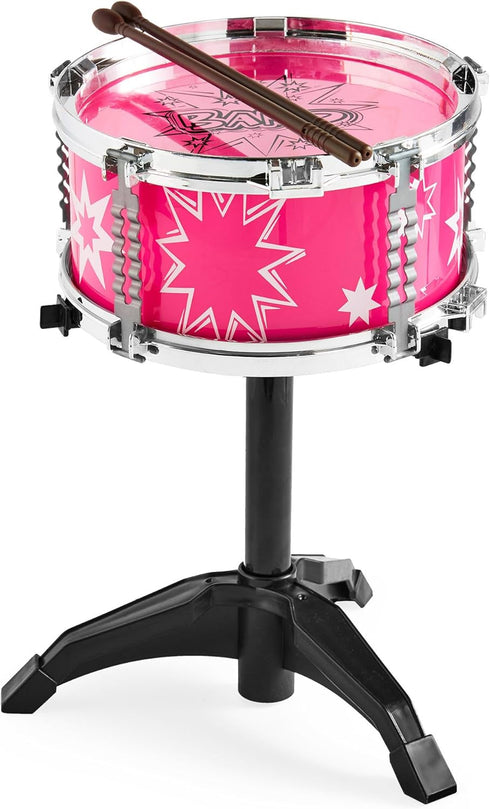 11-Piece Set Best Choice Products Kids Beginner Drum Kit, Musical Instrument Toy Drum for Music Practice w/ Bass, Toms