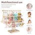 3 POVETIRE Headband Holder Stand Storage for Baby, Tier Wooden Bow Organizer for Girls Hair Bows, Infant Hair