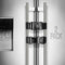 French Door Refrigerator Lock for Kids and Adults, (2 Pack) Adjustable Double Door Fridge Lock, Easy Installation