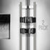 French Door Refrigerator Lock for Kids and Adults, (2 Pack) Adjustable Double Door Fridge Lock, Easy Installation