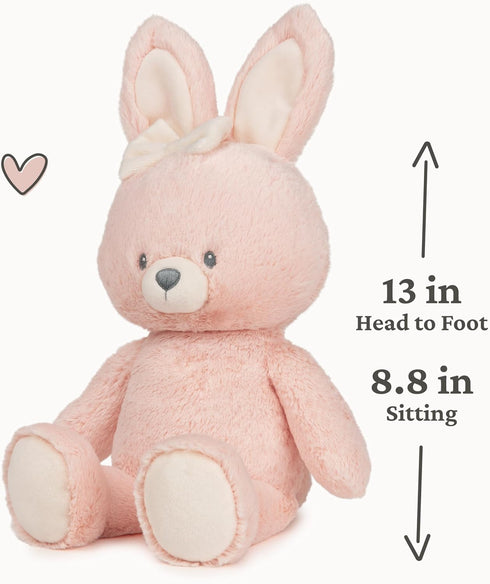 13 GUND Baby Sustainable Bunny Plush, Stuffed Animal Made from Recycled Materials, Gift for Babies and Newborns