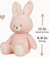 13 GUND Baby Sustainable Bunny Plush, Stuffed Animal Made from Recycled Materials, Gift for Babies and Newborns