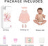 Reborn Baby Dolls Girl - 20 Inch Realistic Sleeping Newborn Doll, Lifelike Handmade Soft Weighted Gift Set for Kids Age