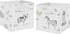 Sweet Jojo Designs Farm Animals Foldable Fabric Storage Cube Bins Boxes Organizer