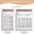 siphylline 52" 34" Blue-Flowers Extra Large Resuable Toddler Mattress Pads Soft Absorbent Flat Crib Pads Changing